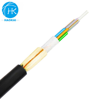 Lightweight ADSS Outdoor Optical Cable All Media Self Supporting Fiber Optic Cable