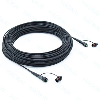 IP67 Fiber Optic FTTX Solution Connector Waterproof Optic Patch Cord