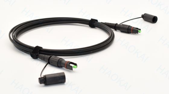 IP67 IP68 Waterproof Patch Cord Drop Fiber Optical Cable With SC / APC Connector