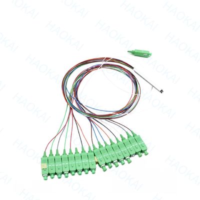 1x32 PLC Fiber Optic Splitter Fiber Optic Coupler Splitter With SC APC Connetcor
