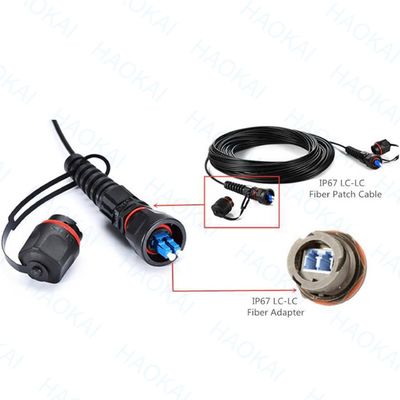 Mini IP SC APC OptiTap LC UPC FTTH Drop Cable Assembly Waterproof Connector