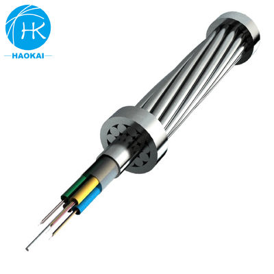 48core 144core OPGW Fiber Cable Outdoor Power Cable Overhead Pipe Through