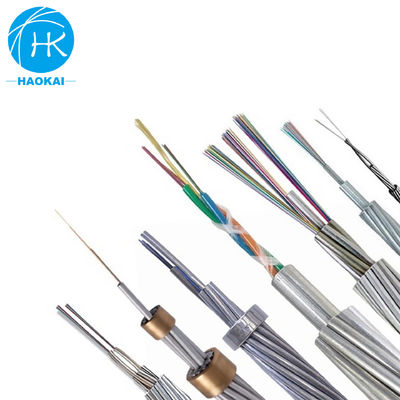 96 Fibers Stranded Over Head Cable OPGW Optical Ground Wire For Outdoor Distribution