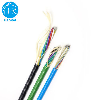 Multi Core Air Blown Fiber Cable Low Friction Micro Fiber Optic Cable