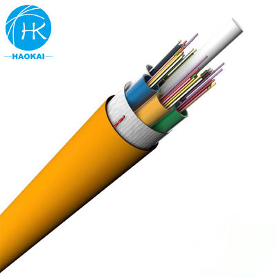 Multi Core Air Blown Fiber Cable Low Friction Micro Fiber Optic Cable