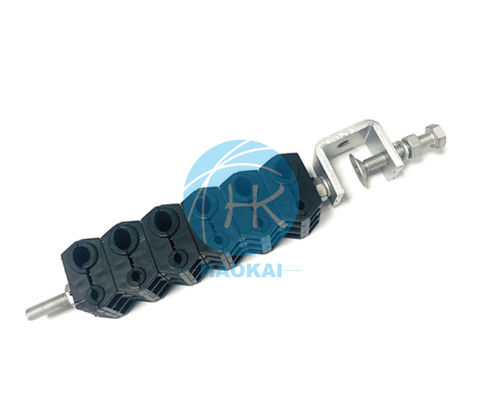 Stainless Steel Power Dual Feeder Clamp Fiber Optic Accessories