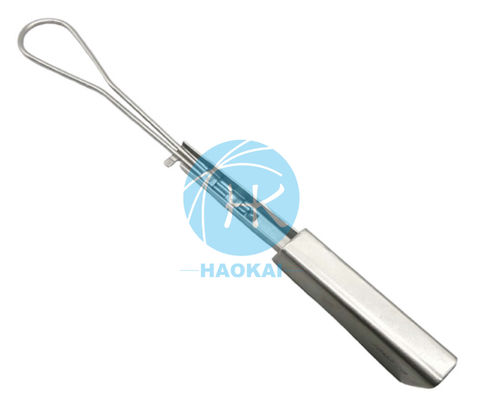 Outdoor Aerial Adjustable Ftth Suspension Clamp Fiber Optic Drop Wire Tension Clamp