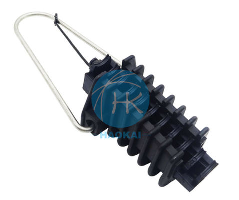 Plastic Anchoring Wedge Clamp Outdoor Ftth Suspension Drop Wire Clamp