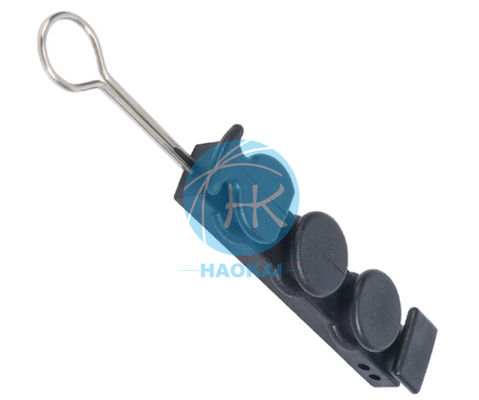 FTTH J S Hook Fitting Tension Clamp Drop Cable Stainless Steel Anchor Clamp