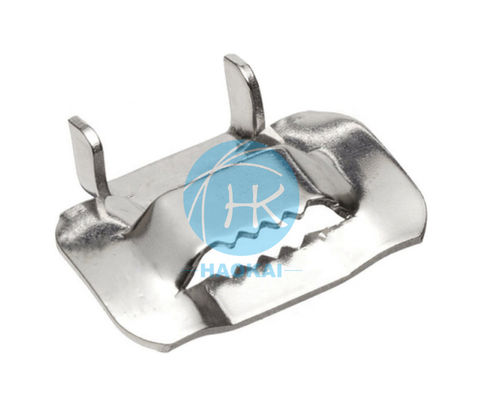 1/2&quot; 1/4&quot; 3/4&quot; 5/8&quot; Stainless Steel Buckle Tooth Type Banding Cable Tie Buckle 2 Inch