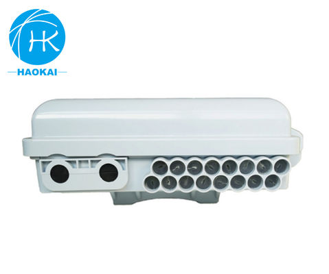 Waterproof Outdoor Fiber Optic Junction Box Plastic 16core FTTH Box