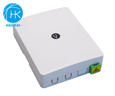 Wall Mounted Fiber Rosette Box 1port 2port Mini Faceplate Optic FTTH Box