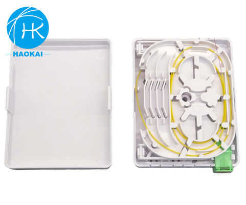 Wall Mounted Fiber Rosette Box 1port 2port Mini Faceplate Optic FTTH Box