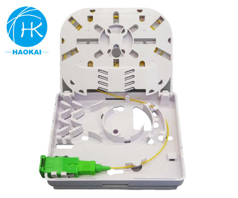Wall Mounted Fiber Rosette Box 1port 2port Mini Faceplate Optic FTTH Box
