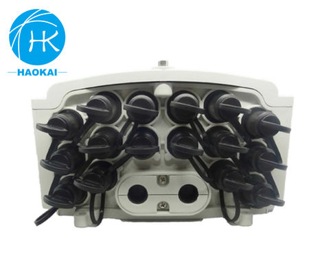 Waterproof Outdoor Fiber Optic Junction Box 16cores 16ports FTTH Distribution Box