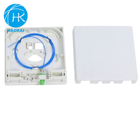 Wall Mount Mini FTTH Termination Box Fiber Optic SM PTO ATB Box With Pigtail
