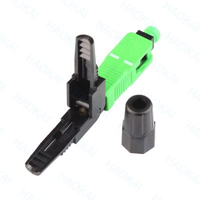 SC APC Fiber Optic Fast Connector 55mm Length Fiber Optic Quick Connector