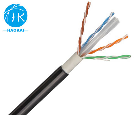 FTP CAT6A Indoor LAN Cable 23awg Shielded Copper Network Cable