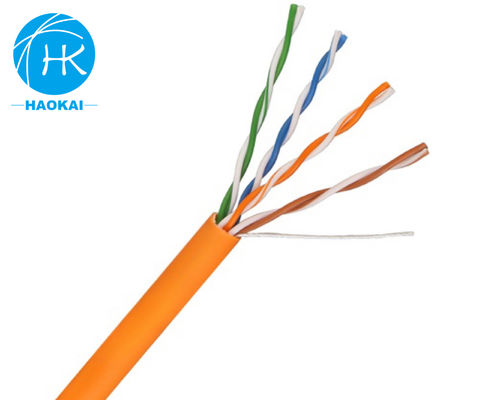Outdoor 2 Pair Lan Cable UTP CAT5E With Messenger 4pr 24awg