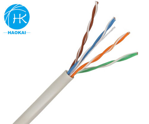 Outdoor 2 Pair Lan Cable UTP CAT5E With Messenger 4pr 24awg