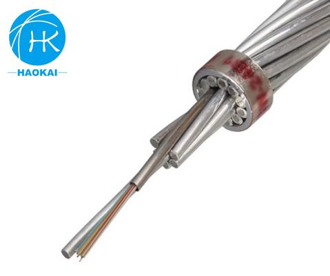 Outdoor OPGW G652d Stranded Ground Wire Fiber Optic Cable 24core 48core 96core 144core