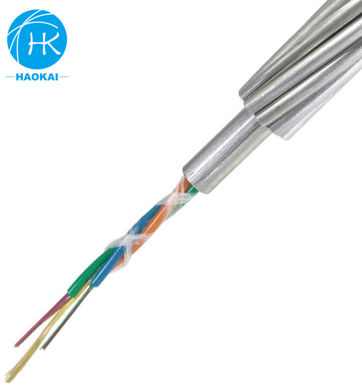 PBT OPGW Fiber Cable For Overhead Pipe Through 24core 48core 144core