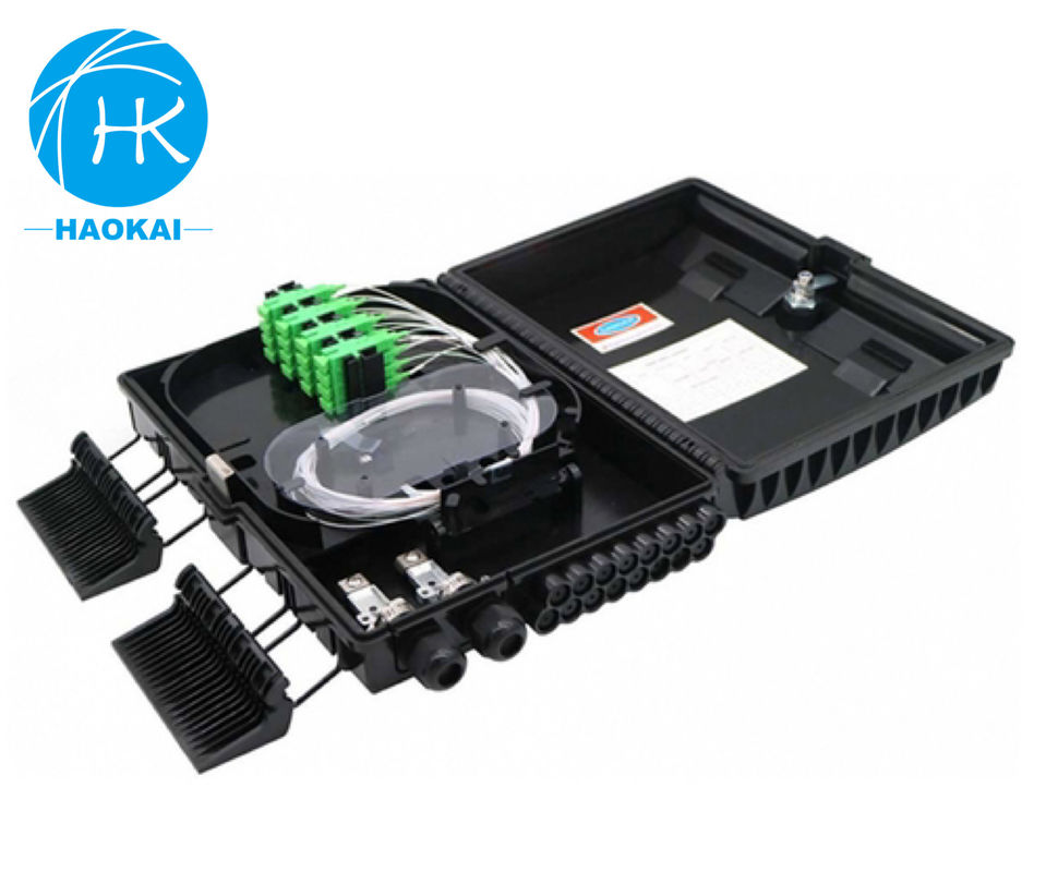 16core FTTH Fiber Optic Junction Box Nap FDB Box With 1x16 PLC Splitter