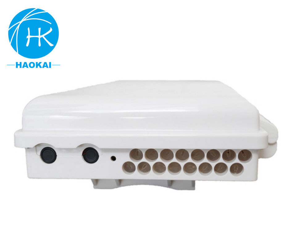 Pole Mounted ABS Plastic FTTH Termination Box Optical Junction Box 16core