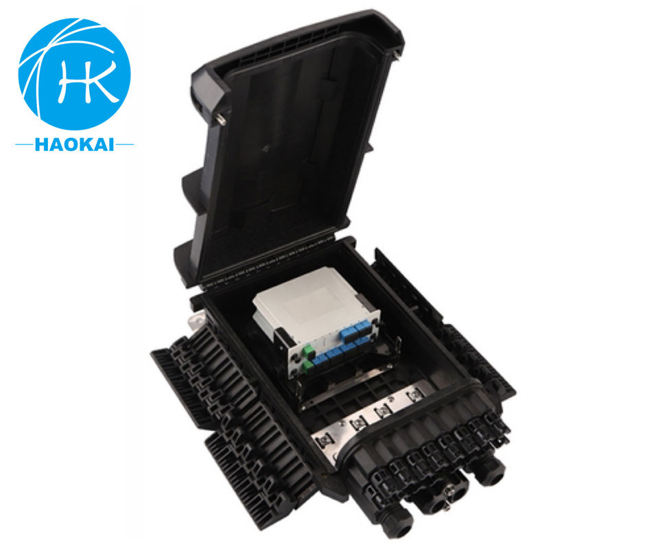 Outdoor Wall Pole Mounted FTTH Distribution Box Nap FDB Box With PLC Splitter