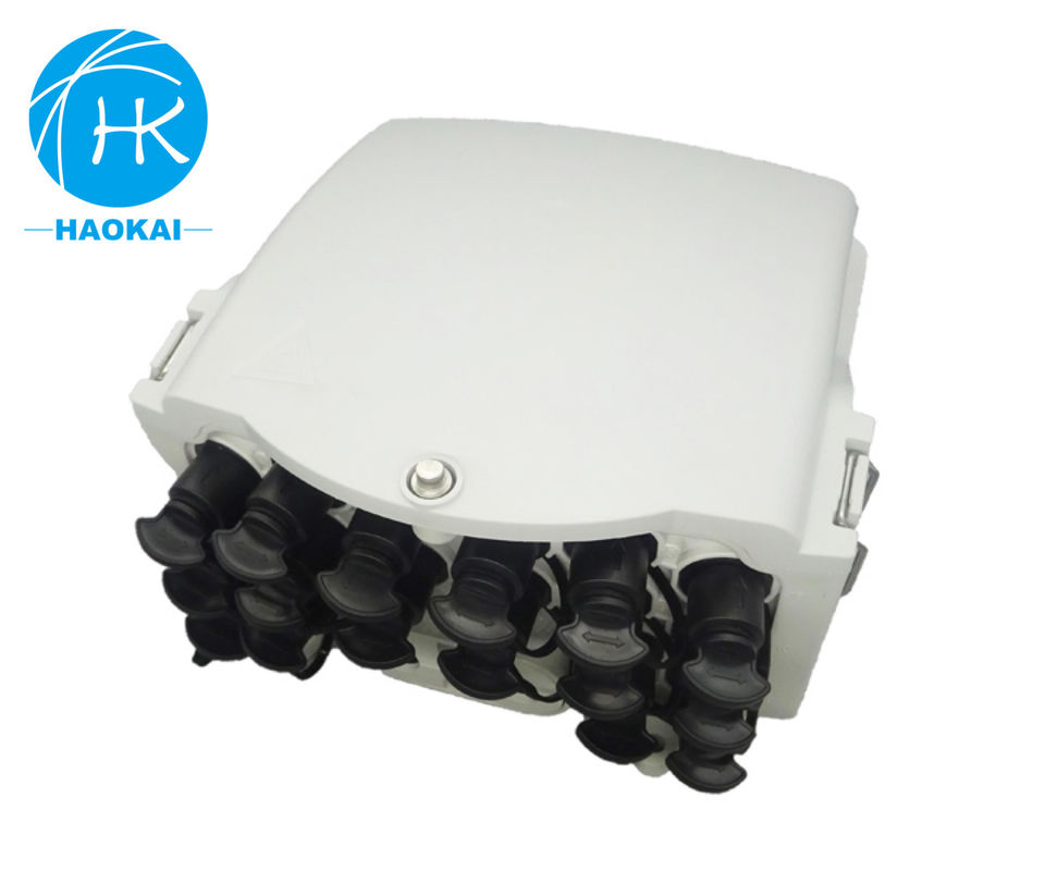 Waterproof Outdoor Fiber Optic Junction Box 16cores 16ports FTTH Distribution Box