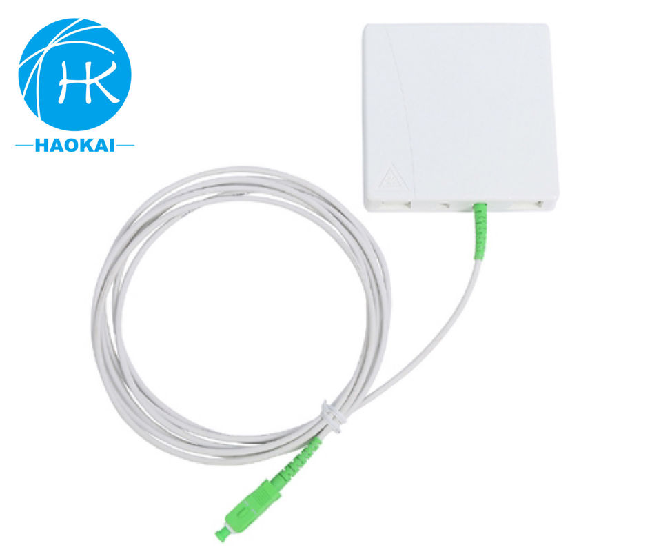 Wall Mount Mini FTTH Termination Box Fiber Optic SM PTO ATB Box With Pigtail